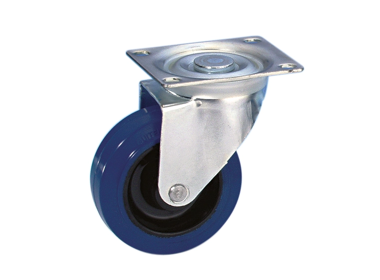 Guitel 37023 Swivel Castor 100 mm with blue Wheel 